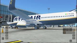 Ryanair  flight FR 1392 to Oslo Rygge Infinite flight [upl. by Durst488]