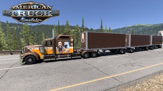 American Truck Simulator  Kenworth W900L 86 Studio Sleeper ITASHA Mahiru Shiina road to Denver [upl. by Phebe]