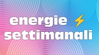 ENERGIE ⚡ SETTIMANALI dal 02 al 08 dicembre 🌈 [upl. by Massey]