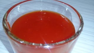 SWEET CHILLI SAUCE How to make easyquick sweet chilli sauce at home [upl. by Laddie]