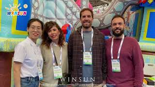 WINSUN Inflatables IAAPA Expo Europe 2024 the Netherlands [upl. by Cirnek]