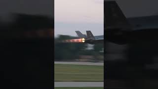 F35A Full Afterburner Takeoff [upl. by Odnomra184]