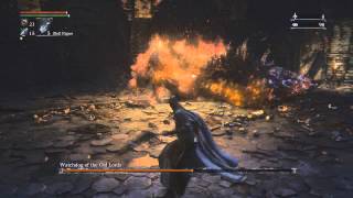 Bloodborne  Watchdog of the Old Lords Boss Fight Defiled Chalice [upl. by Fregger643]