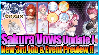 New 3rd Job Sorcerer Wanderer Preview Sakura Vows Update Sneak Peek Ragnarok Origin Global [upl. by Walton]