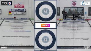 Sasktel Curling Stadium  Swift Current  Sheet 5 110424 [upl. by Haizek]