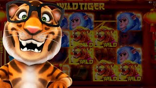 Обзор новинки от BGaming  Wild Tiger в Риобет [upl. by Lambertson]