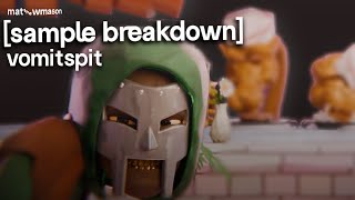 Sample Breakdown MF DOOM  Vomitspit [upl. by Elenore]