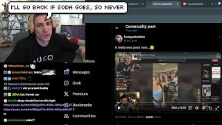 xQc Reacts to Nick saying to Come Back to Austin with Streamers [upl. by Theall419]