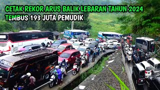 REKOR TERBARU ‼️arus balik capai 193 juta pemudik tanjakan gentong asyeek [upl. by Drahsar989]