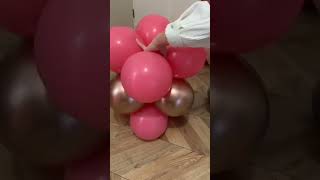 Tip Bouquet de Globos con número 1 🎈🥳globos fiesta decoracionconglobos sempertex emprende [upl. by Ide116]