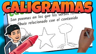 ✏ CALIGRAMAS para NIÑOS de PRIMARIA [upl. by Meece936]