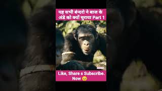 Kingdom Of The Planet Of The Apes Movie Explain In Hindi 2024 ytshort movie hollywood [upl. by Enilrad]