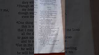 Psalms 27 part1 Bible readingsbiblereading psalms voiceover [upl. by Aneles503]