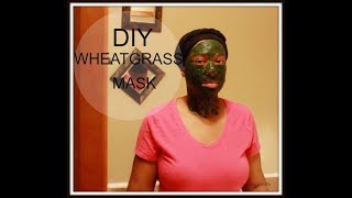 How To Make A DIY Wheatgrass MaskBenefits the Sign of Aging Sagging Skin Elasticity Youthful Glow [upl. by Agamemnon]