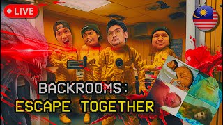 🔴 SERAM BILIK KUNING   Backroom Escape Together MALAYSIA with RezZaDude OOHAMI UKILLER EYM [upl. by Leann]