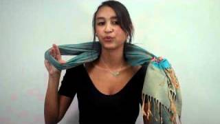 How to Tie a Scarf Slip Knot [upl. by Jahncke]