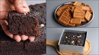 If You Have Biscuits At Your Home You Can Make This Easy Chocolate Cake Recipe  Eggless Cake Recipe [upl. by Kobi]