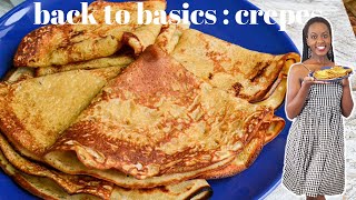 EASY RECIPE FOR THE SOFTEST CREPES EVER  BACK TO BASICSCREPES  KALUHIS KITCHEN DiscoverYoutube [upl. by Fidellas]