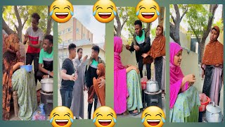 somali tiktok ila qosol iyo qaraaxo XALIIMO KUUS MUQAALO SHACTARO BADAN😂😂😂 [upl. by Manard]