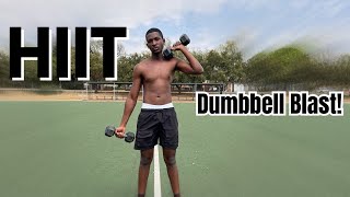 DUMBELL HIIT WORKOUT  THORISOFIT [upl. by Atat]