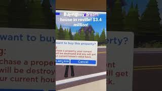 Buying my dream house in roville millionaire money roville gaming mansion [upl. by Gherlein92]