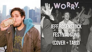 Jeff Rosenstock  Festival Song cover  tabs [upl. by Archibold275]