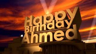 Happy Birthday Ahmed [upl. by Vadim]