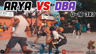 OPEN U19 3X3 BASKETBALL TOURNAMENT ARYA VS BDA  EVENT BY GO BASKET  SHARE N SUPPORT [upl. by Suravaj]