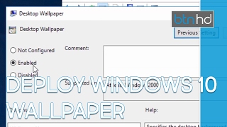 Deploy Windows 10 Desktop Wallpaper with GPO [upl. by Oninotna]