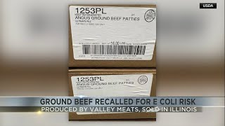 Valley Meats issues ground beef recall sold in Illinois [upl. by Ennaylloh]