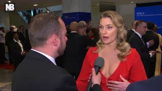 Madchen Amick Interview at WHCD 2018 [upl. by Pandich829]