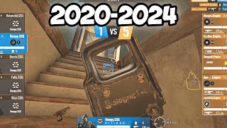 BEST R6 PRO LEAGUE CLIPS OF EACH YEAR 2020  2024 [upl. by Aihcrop]