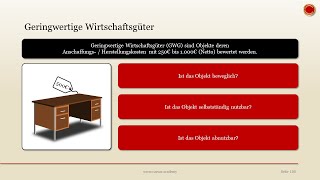 Geringwertige Wirtschaftsgüter  👨🏼‍🎓 EINFACH ERKLÄRT 👩🏼‍🎓 [upl. by Ahsiea903]