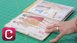 How to Read a Sewing Pattern with Liesl Gibson I Creativebug [upl. by Ahsauqal]