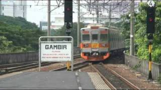 KRL JABODETABEK TMG seri6000 di stasiun Gambir [upl. by Ludba]