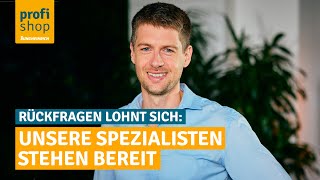 Fachberatung beim Jungheinrich PROFISHOP  Teamleiter Christof Winter im Interview [upl. by Kiyohara]