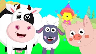 Old Macdonald Had A Farm EIEIO and Cartoon Videos for Children [upl. by Eikkin434]