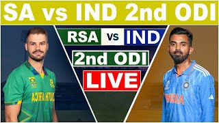 IND Vs SA 2nd ODI Match  Live Scores amp Update  India Vs South Africa  1st Innings [upl. by Celin]