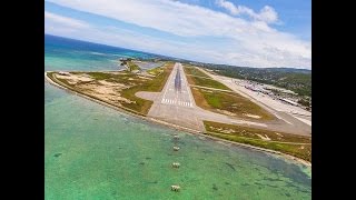 Landing in Montego bay airport MBJ [upl. by Icram504]