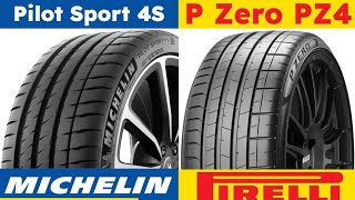 Michelin Pilot Sport 4S vs Pirelli P Zero PZ4 [upl. by Alli]