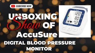 AccuSure Automatic Digital blood pressure monitor  Unboxing  Testing  Malayalam [upl. by Suiddaht]