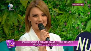 Teo Show 02032018  Adrian Enache si fiica lui Diana testul relatiei Partea 5 [upl. by Bullard69]