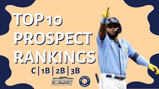 Dynasty Baseball Must Know Prospect Top 10 Rankings  C1B  2B  3B [upl. by Leuas140]