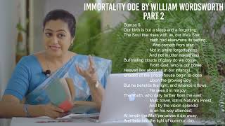 Immortality Ode  Poem by William Wordsworth  Explanation  Part 2 [upl. by Solana]