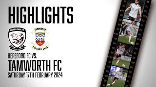 HIGHLIGHTS  Hereford 00 Tamworth [upl. by Assyn]