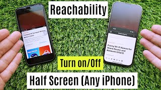 iOS 18 How to Turn on Reachability on iPhone 15 iPhone 14 Pro Max 13 Pro Max XS X 8 Plus [upl. by Elreath]