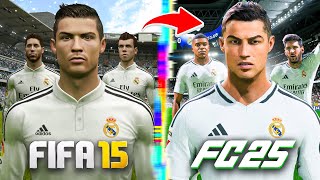 I Rebuild Real Madrid From FIFA 15 to FC 25 [upl. by Corsiglia674]