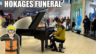 Naruto HOKAGES FUNERAL on a public piano  Solingen Germany [upl. by Anwat]