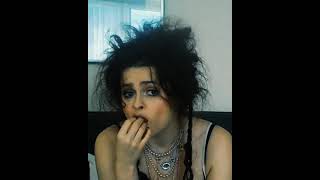 Helena Bonham Carter eats fruit and talks about Bellatrix  Behind the scenes [upl. by Lanahtan698]