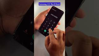 How to hard reset Samsung A12 ytshorts shorts [upl. by Icyak]